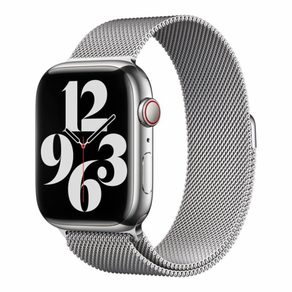 Apple Watch 45mm Silver Milanese Loop