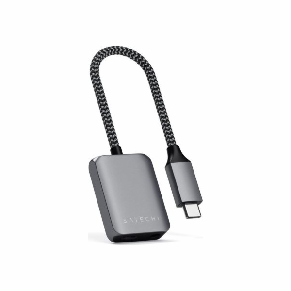 Satechi USB-C PD Audio adaptér - Space Gray Aluminium