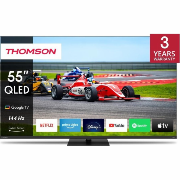 Thomson 55QG7C14 - Google TV 55" QLED Pro, 4K, 144 Hz, 4x...