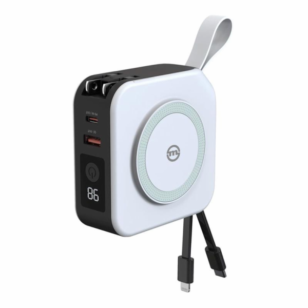 Powerbanka Mobile Origin cestovní nabíječka 10000mAh bílá