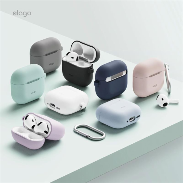 Elago Silikonové pouzdro Elago AirPods 4 Hang - pouzdro s...