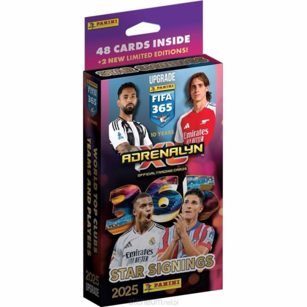 Panini 365 2024/2025 Adrenalyn karty STAR SIGNINGS