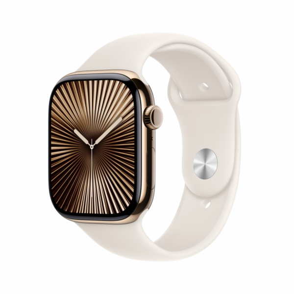 Apple Watch Series 10 GPS + Cellular 42mm Zlatý titan s h...