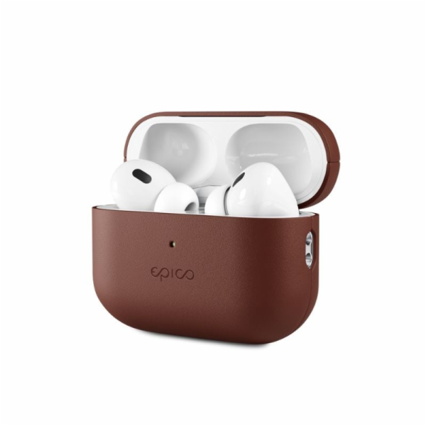 Epico Leather Case Airpods Pro 2 - hnědá