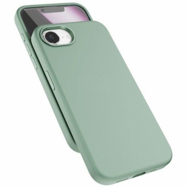 Epico Mag+ Silicone Case Pro pro iPhone 16e - Mátově zelená