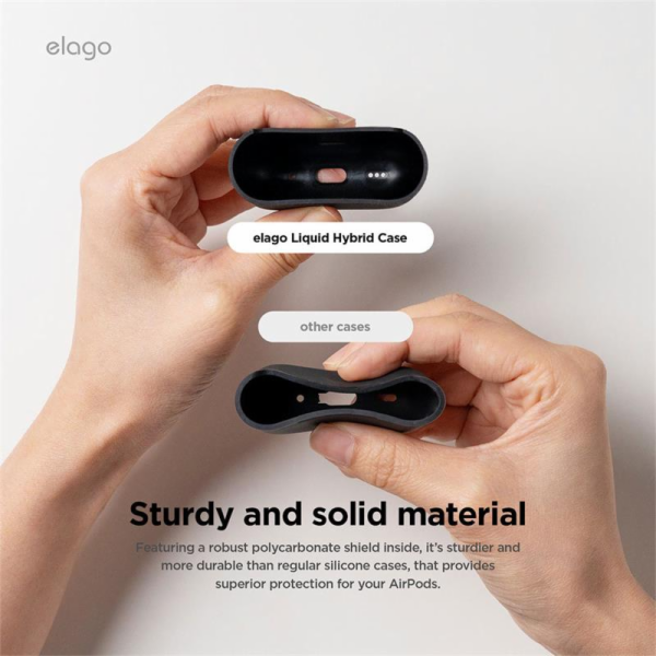 Elago AirPods 4 Hybrid Case - pouzdro pro AirPods 4 černé...