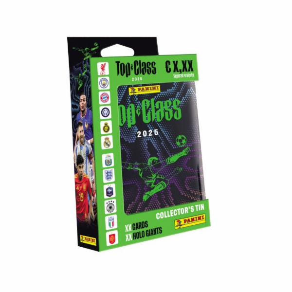 Panini Top Class 2025 plechová krabička (pocket)
