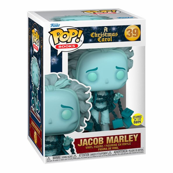 POP! Books: A Vánoční Carol Jacob Marley Glows