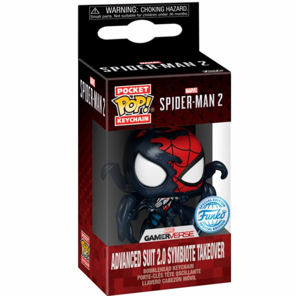 POP! Klíčenka Spiderman Advanced Suit 2.0 Symbiote Takeov...
