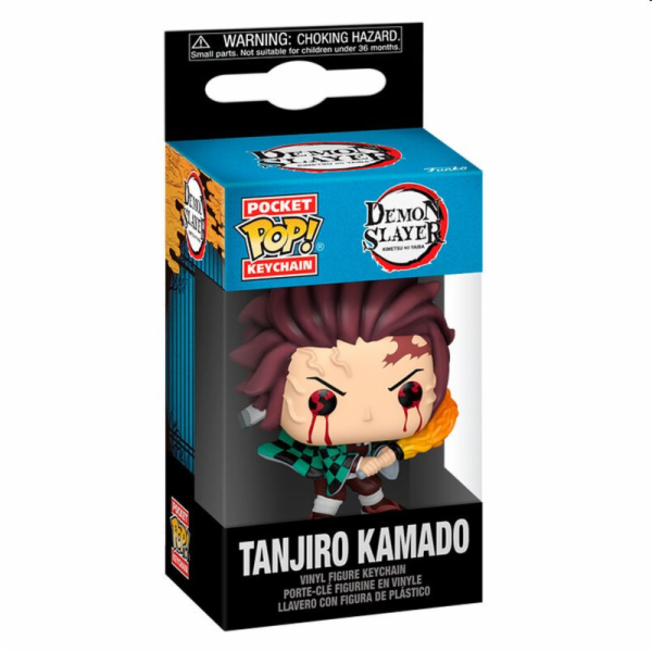 POP! Klíčenka Tanjiro Kamado (Demon Slayer Kimetsu no Yaiba)