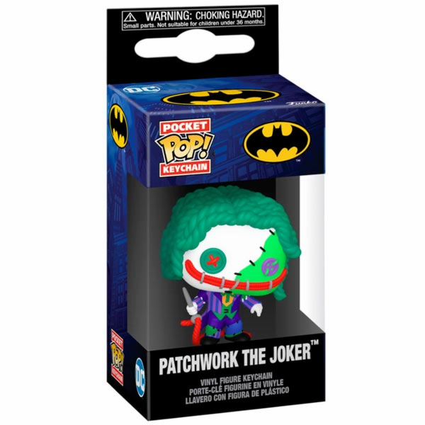 POP! Klíčenka Patchwork Joker (DC Comics)