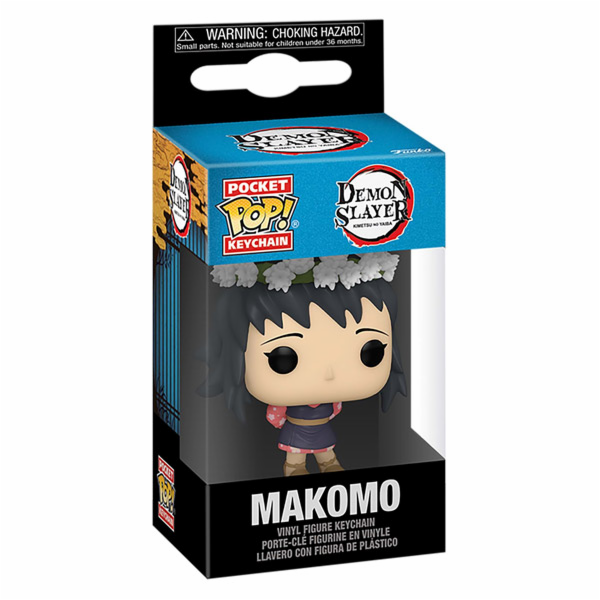 POP! Klíčenka Makomo with Flower Headdress (Demon Slayer)
