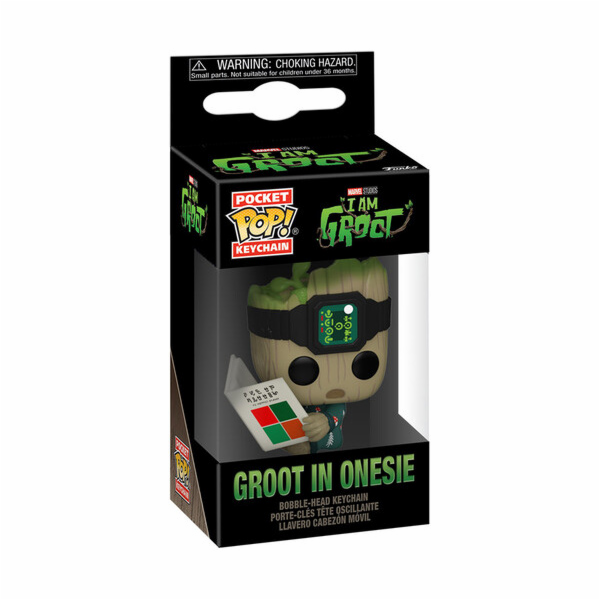 POP! Klíčenka Groot Onesie with Book (Marvel)
