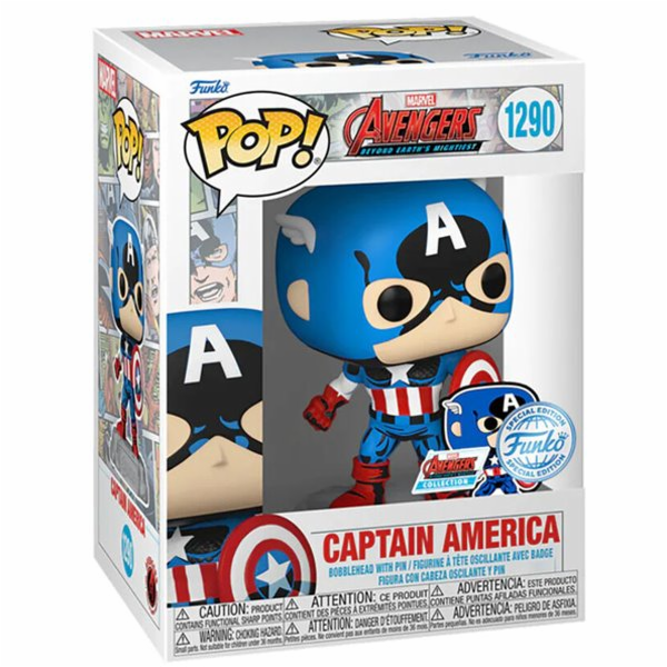 POP! Marvel: The Avengers Captain America (Special Editio...