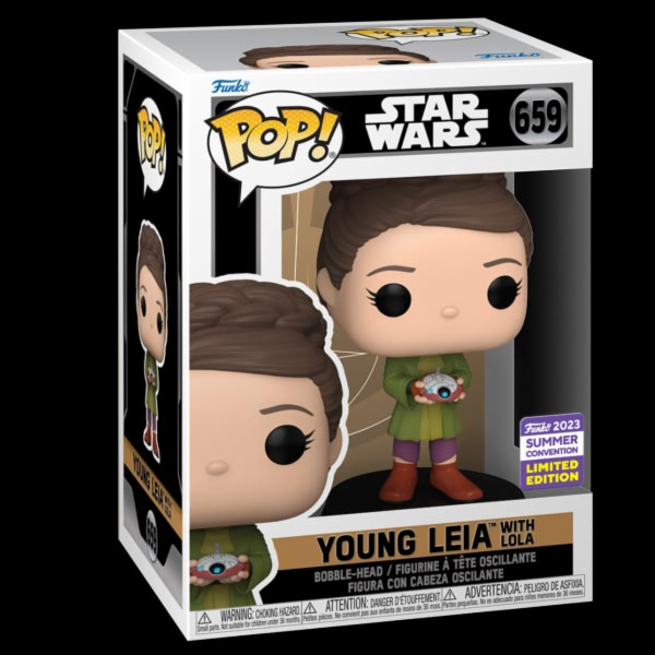POP! Obi Wan: Young Leia (Star Wars) 2023 Summer Conventi...
