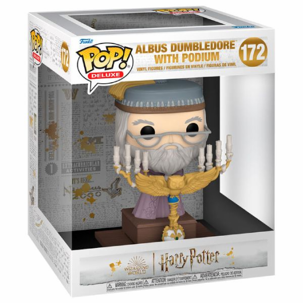 POP! Deluxe: Brumbál s Podium (Harry Potter)