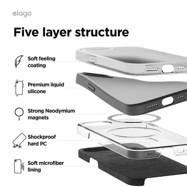 Elago kryt Silicone Case Magsafe pro iPhone 16e - Lovely ...