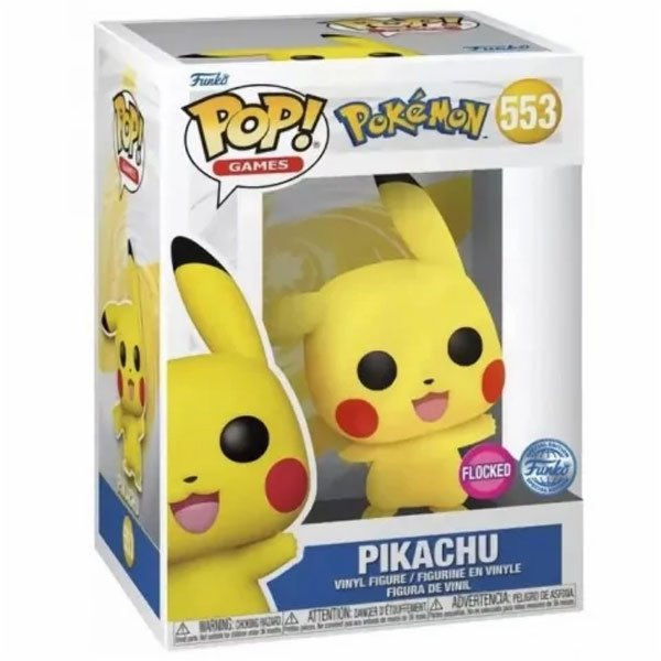 POP! Games: Pikachu (Pokémon) Special Edition (Flocked)
