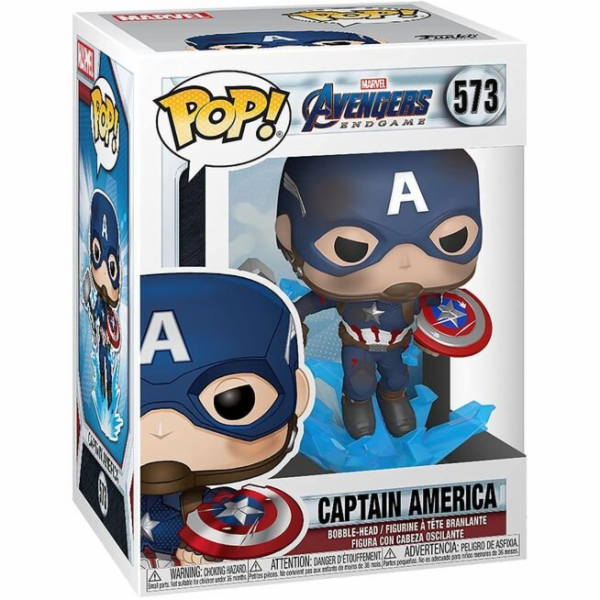 POP! Captain America with Broken Shield and Mjölnir (Aven...