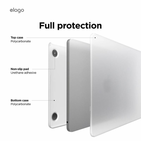 Elago kryt Ultra Slim Case pro Macbook Air 13" M2/M3/M4 -...
