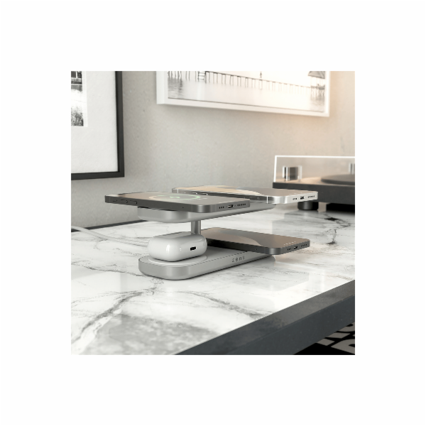 ZENS Quattro Wireless Charger Pro 4 White