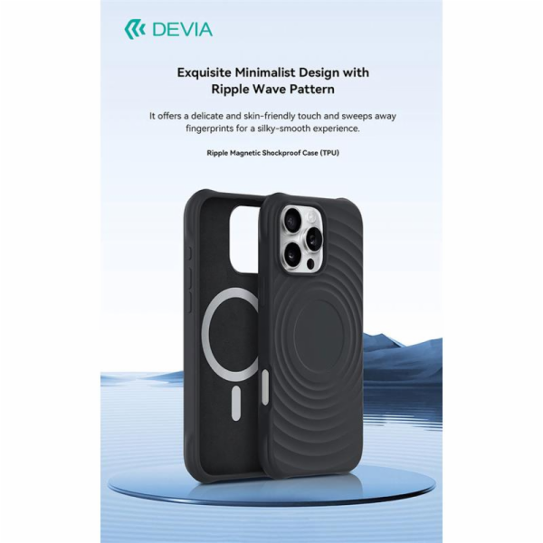 Devia kryt Ripple Magnetic Shockproof TPU Case pro iPhone...