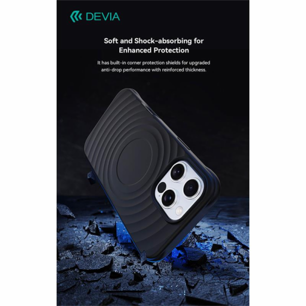Devia kryt Ripple Magnetic Shockproof TPU Case pro iPhone...