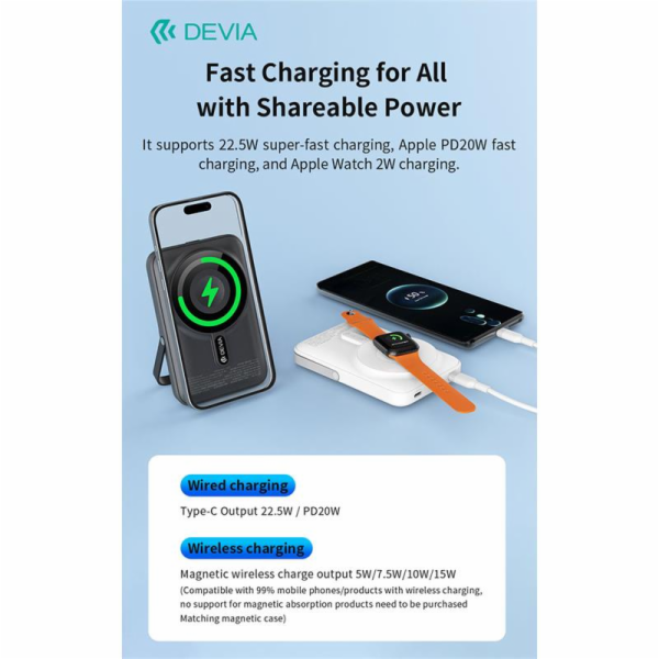 Devia powerbank Extreme Speed Series Magnetic with Bracke...