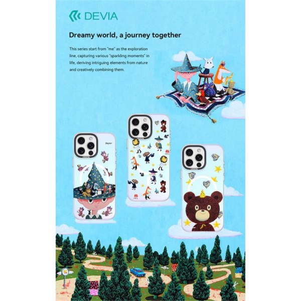 Devia kryt Canvas Series Magnetic Case pro iPhone 16 - Ma...