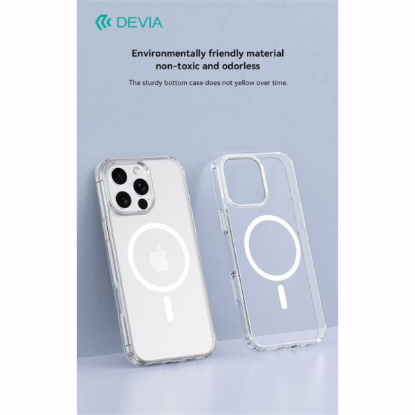 Devia kryt Pure Clear Magnetic Shockproof Case pro iPhone...