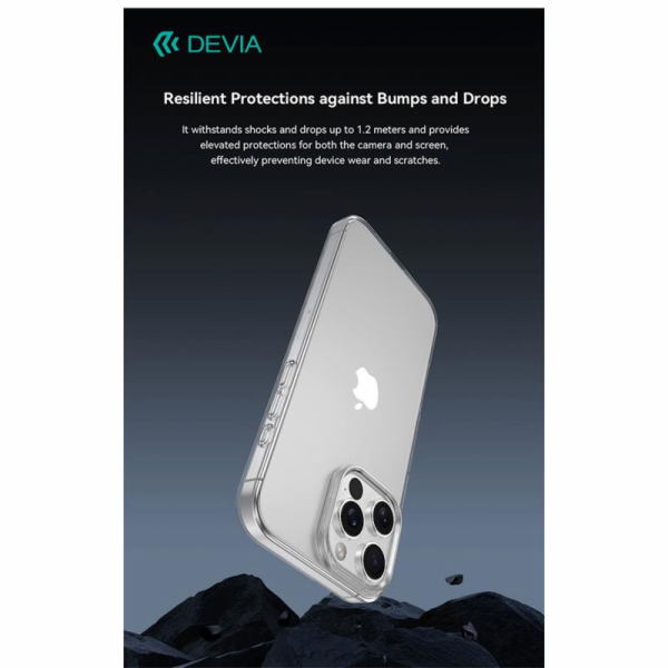 Devia kryt Naked TPU Case pro iPhone 16 Pro Max - Clear