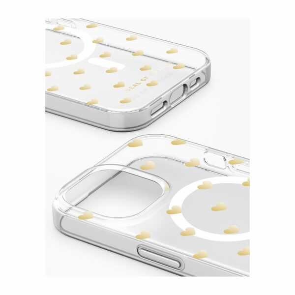 iDeal Fashion Clear Case MagSafe iPhone 13/14/15 Golden H...