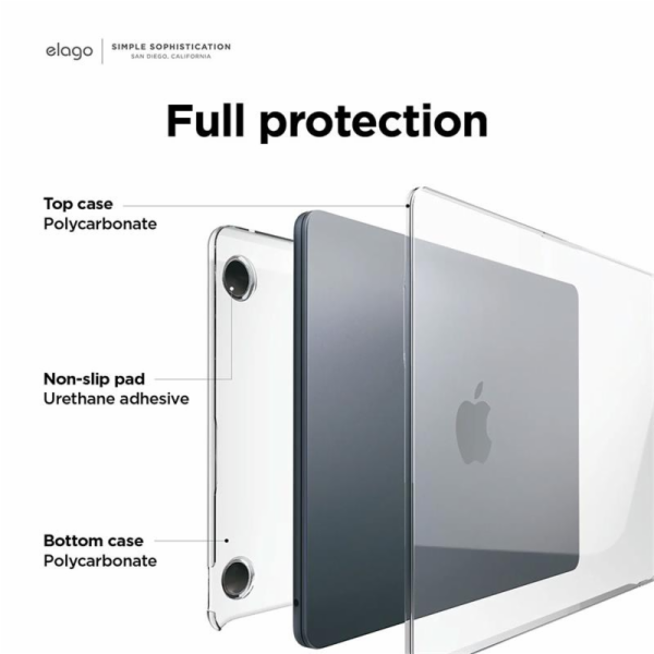 Elago kryt Ultra Slim Case pro Macbook Air 13" M2/M3/M4 -...