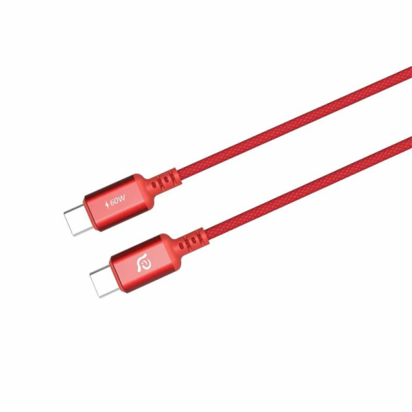 Adam Elements kabel CASA S120 USB-C na USB-C 60W 1.2m - Red