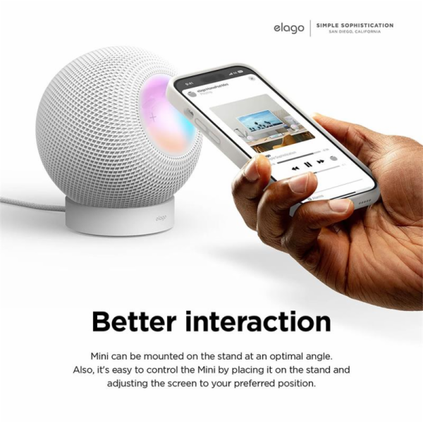 Elago Silicone Stand for HomePod Mini - Black