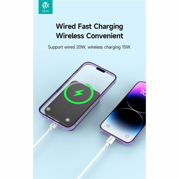 Devia powerbank Smart Series Magnetic Wireless 10.000 mAh...