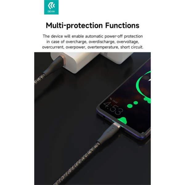 Deví kabel USB-A do USB-C Star Series Cable 1.2m - White