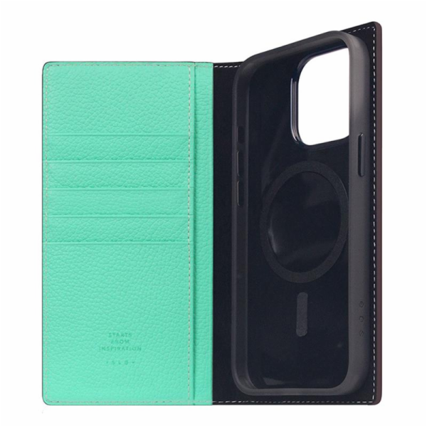 SLG Design pouzdro D8 Neon Full Grain Leather Diary pro i...