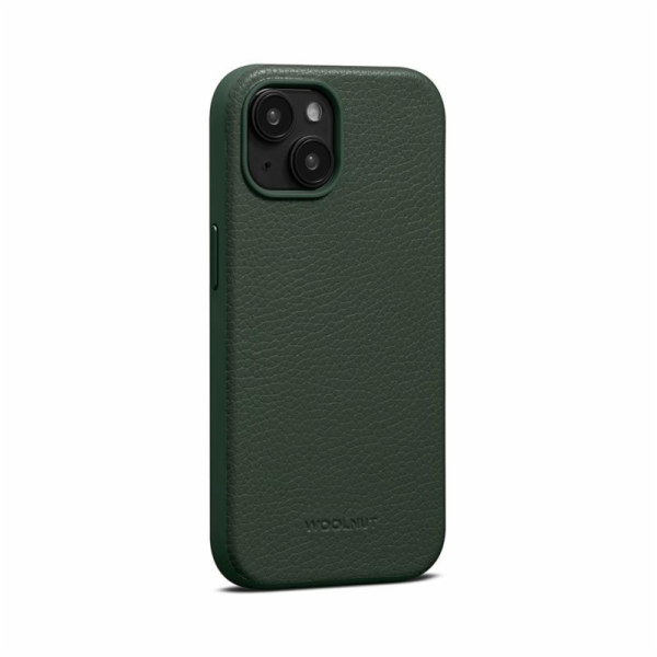 Woolnut Leather Case pro iPhone 15 - Green