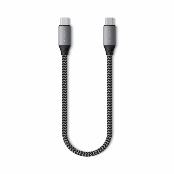 Satechi kabel USB-C do USB-C kabelu 25cm - Space Gray