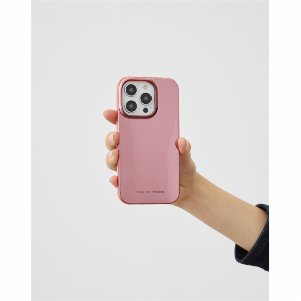 iDeal Fashion Clear Case iPhone 15 Pro Mirror Rose Pink