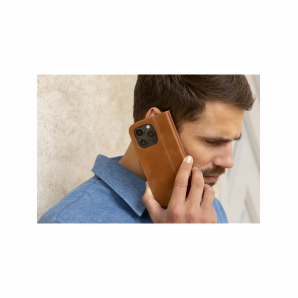 dbramante1928 - Pouzdro Copenhagen pro iPhone 15 Pro, tan