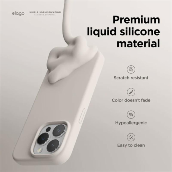 Elago kryt Silicone Case pro iPhone 15 Pro Max - Jean Indigo