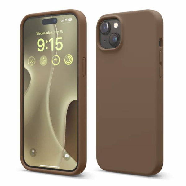 Elago kryt Silicone Case pro iPhone 15 Plus - Brown