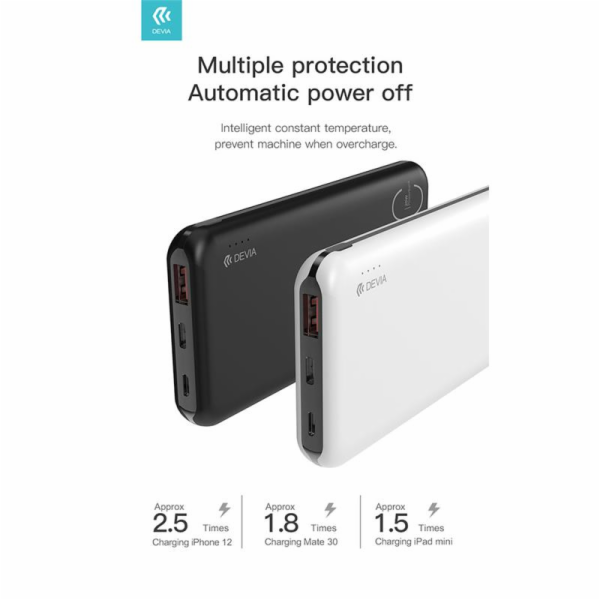 Devia powerbank Smart Series 10000 mAh 22.5W - White
