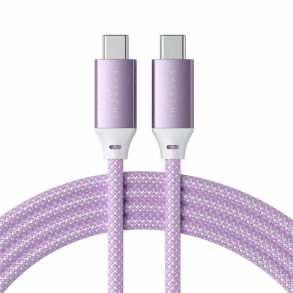 Satechi kabel USB-C do USB-C kabelu 100W 2m - Purple