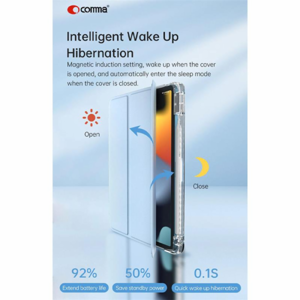 Comma pouzdro Joy Series PU Case With Pencil Slot pro iPa...