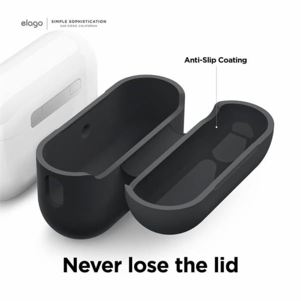 Elago Airpods Pro 2 Silicone Case with Nylon Lanyard - La...