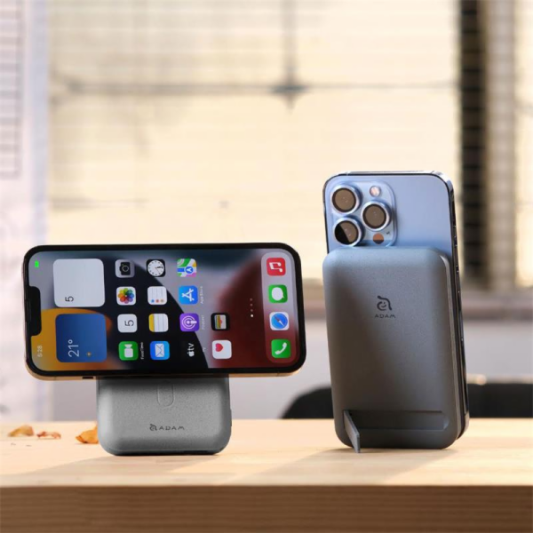 Adam&nbsp;Elements&nbsp;powerbank&nbsp;Gravity&nbsp;C2&nbsp;Magsafe&nbsp;10.000&nbsp;mAh&nbsp;-&nbsp;Gray