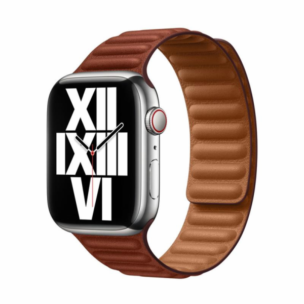 Apple Watch 41mm Umber Leather Link - M/L
